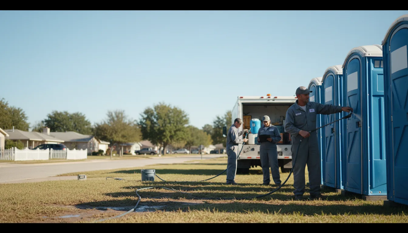 Long-Term Portable Toilet Rental in Sour Lake, TX near me